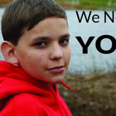 We need you