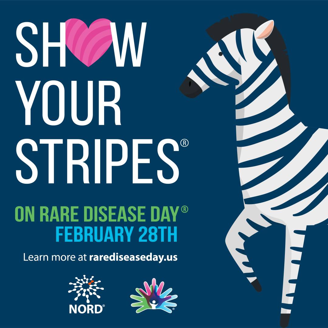 Show Your Stripes Awareness for Rare Disease Day Neurofibromatosis