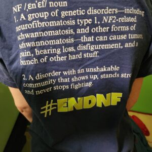 No One Fights Alone with NF Definition on Back